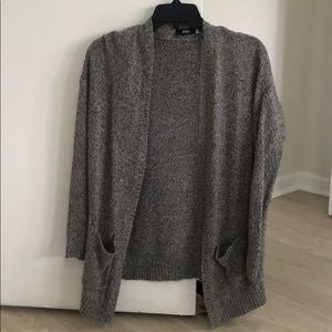 BDG gray knitted cardigan